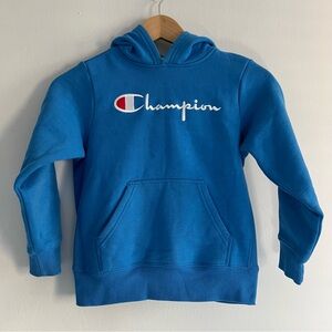 Champion Kid Vibrant Blue Pullover Hoodie
